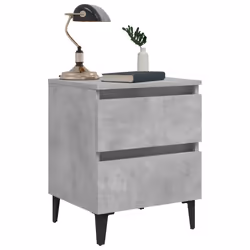 VidaXL 805877 nightstand/bedside table Concrete colour - Additional view 7