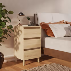 VidaXL 805893 nightstand/bedside table Oak