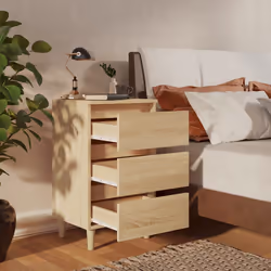 VidaXL 805893 nightstand/bedside table Oak