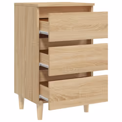VidaXL 805893 nightstand/bedside table Oak - Additional view 6