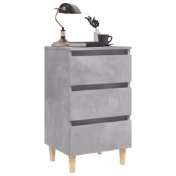 VidaXL 805895 nightstand/bedside table Concrete colour - Additional view 4