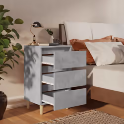 VidaXL 805896 nightstand/bedside table Concrete colour