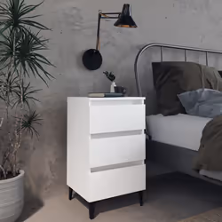 VidaXL 805905 nightstand/bedside table White