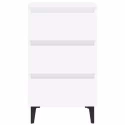VidaXL 805905 nightstand/bedside table White - Additional view 4