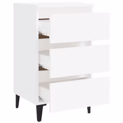 VidaXL 805905 nightstand/bedside table White - Additional view 6
