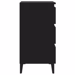 VidaXL 805907 nightstand/bedside table Black - Additional view 5