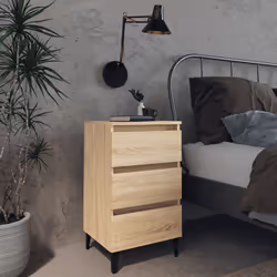 VidaXL 805911 nightstand/bedside table Oak