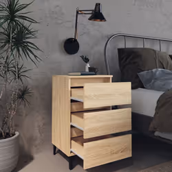 VidaXL 805911 nightstand/bedside table Oak