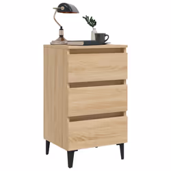 VidaXL 805911 nightstand/bedside table Oak - Additional view 4