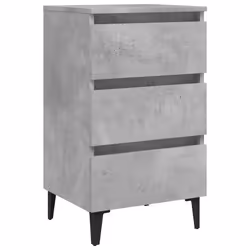 VidaXL 805913, Concrete colour, Metal, Wood, 400 mm, 350 mm, 690 mm, 1 pc(s)