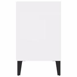 vidaXL TV Cabinet with Metal Legs White Living Room Bedroom TV Stand Unit - Additional view 6