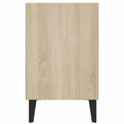 vidaXL TV Cabinet & Metal Legs 103.5x30x50 cm/69.5x30x50 cm Multi Colours - sonoma oak, 103.5 cm - Additional view 4