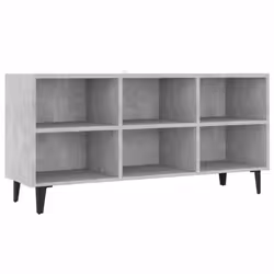 vidaXL TV Cabinet with Metal Legs Concrete Grey Home Sideboard TV Stand Unit