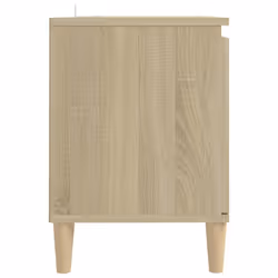 vidaXL TV Cabinet with Solid Wood Legs Sonoma Oak TV Stand Unit Hifi Cabinet - Additional view 7