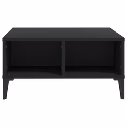 vidaXL Coffee Table Black Engineered Wood Indoor Furniture Couch Sofa Table