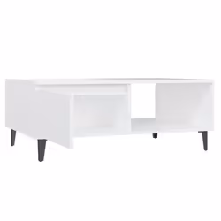 vidaXL Coffee Table White Chipboard Living room Furniture Couch Sofa Table - Additional view 5