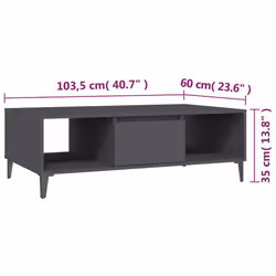 VidaXL 806024 coffee/side/end table - Additional view 8