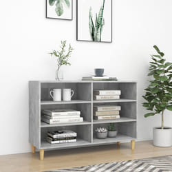 vidaXL Sideboard Concrete Grey Engineered Wood Storage Cabinet Standing Shelf
