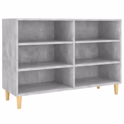 vidaXL Sideboard Concrete Grey Engineered Wood Storage Cabinet Standing Shelf