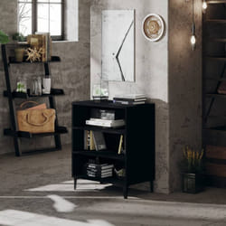 vidaXL Sideboard Black Engineered Wood Furniture Storage Cabinet Side Cabinet