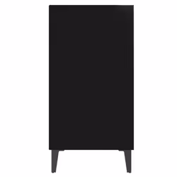 vidaXL Sideboard Black Engineered Wood Furniture Storage Cabinet Side Cabinet - Additional view 6