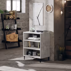 vidaXL Sideboard Concrete Grey Engineered Wood Furniture Storage Side Cabinet