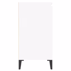 vidaXL Sideboard White Engineered Wood Book Storage Cabinet Indoor Furniture - Additional view 6