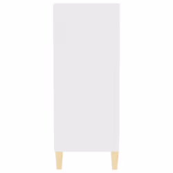 vidaXL Sideboard White Engineered Wood Book Storage Cabinet Indoor Furniture - Additional view 6