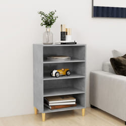 vidaXL Sideboard Concrete Grey Engineered Wood Storage Cabinet Home Furniture