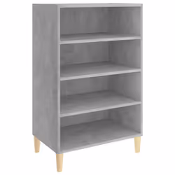 vidaXL Sideboard Concrete Grey Engineered Wood Storage Cabinet Home Furniture