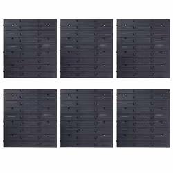 vidaXL Storage Bin Kit 103 Piece with Wall Panels Tool Organiser Red and Black - Additional view 5