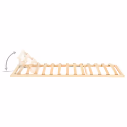 vidaXL Slatted Bed Base with 13 Slats Adjustable Head 70x200 cm Bed Frame - Additional view 4