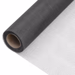 vidaXL Mesh Screen Fiberglass 80x1000 cm Black Outdoor Garden Fence Panel - Additional view 4