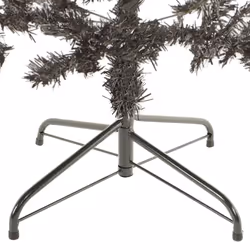 vidaXL Slim Christmas Tree Black 240 cm Holiday Decoration Xmas Tree Ornament
