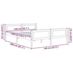 VidaXL 322099 bed frame - Additional view 6