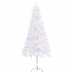 vidaXL Corner Artificial Christmas Tree White 240 cm PVC Christmas Decoration - Additional view 2