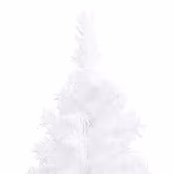 vidaXL Corner Artificial Christmas Tree White 240 cm PVC Christmas Decoration - Additional view 5