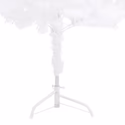 vidaXL Corner Artificial Christmas Tree White 240 cm PVC Christmas Decoration - Additional view 6