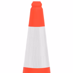vidaXL 10x Reflective Traffic Cones with Heavy Bases Signage Road Traffic Sign