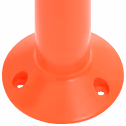 vidaXL 10x Traffic Control Bollards 75 cm PE Car Park Reflective Bollard Post