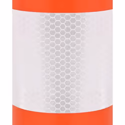 vidaXL 10x Traffic Control Bollards 75 cm PE Car Park Reflective Bollard Post