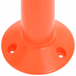 vidaXL 10x Traffic Control Bollards with Chain 75 cm PE Bollard Post and Chain - Additional view 5