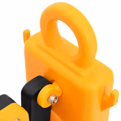 vidaXL Folding Traffic Barrier Yellow and Black 250x38x96 cm Road Barriers - Additional view 8