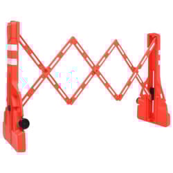 vidaXL Folding Traffic Barrier Red Signage Safety Road Barrier Traffic Signs