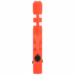vidaXL Folding Traffic Barrier Red Signage Safety Road Barrier Traffic Signs - Additional view 4