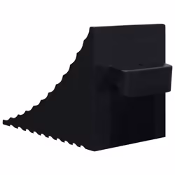 vidaXL 2x Wheel Chocks 29x16x19 cm Rubber Car Vehicle Wheel Stopper Blocker - Additional view 5