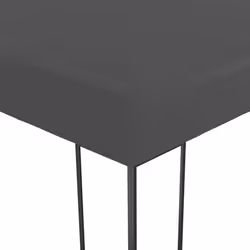 vidaXL Gazebo with LED String Lights 3x4m Anthracite Outdoor Pavilion Sunshade - Additional view 8