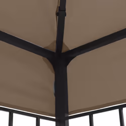 vidaXL Gazebo with LED String Lights Outdoor Pavilion Sunshade Canopy Tent - 3 x 3 m - Additional view 5