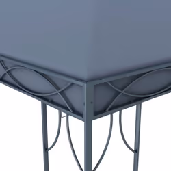 vidaXL Gazebo with LED String Lights 400x300 cm Anthracite Outdoor Marquee