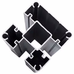 vidaXL Fence Panel Set WPC 446x(105-186) cm Black Garden Edging Safety Barrier - Additional view 9